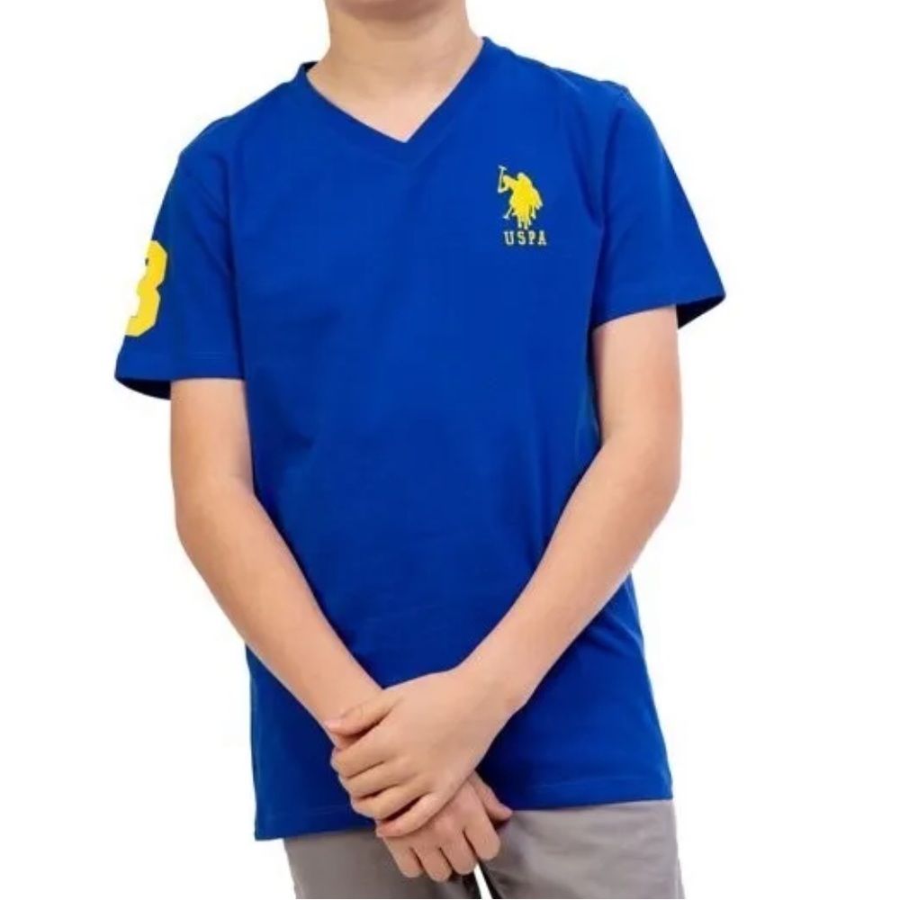 U.S. POLO ASSN. Boys V neck tee shirt FINAL PRICE